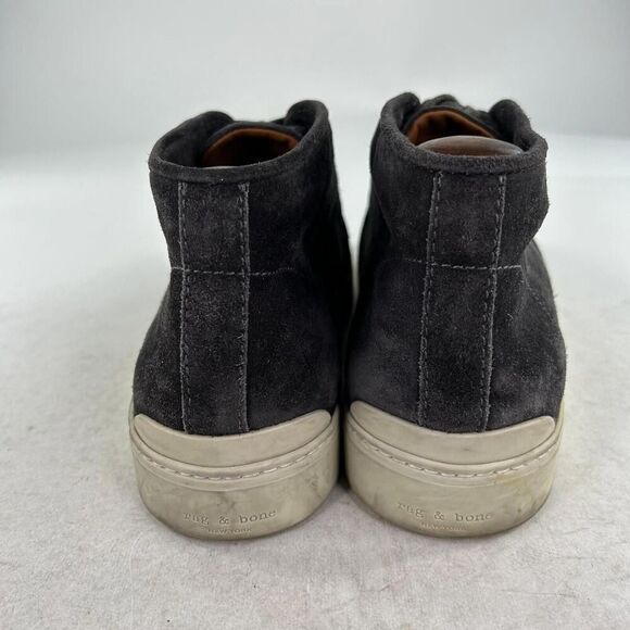 Rag & Bone Men's Kent Suede Desert Boots US 11 Dark Gray Chukka Boot Sneakers - Picture 6 of 12